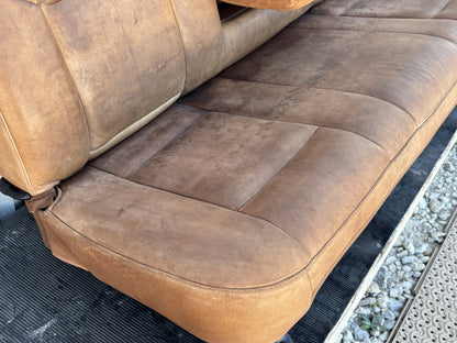 03-04 Ford F250 F350 King Ranch Leather Crew Cab Rear Back Bench Seat OEM