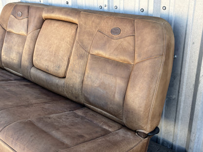 03-04 Ford F250 F350 King Ranch Leather Crew Cab Rear Back Bench Seat OEM