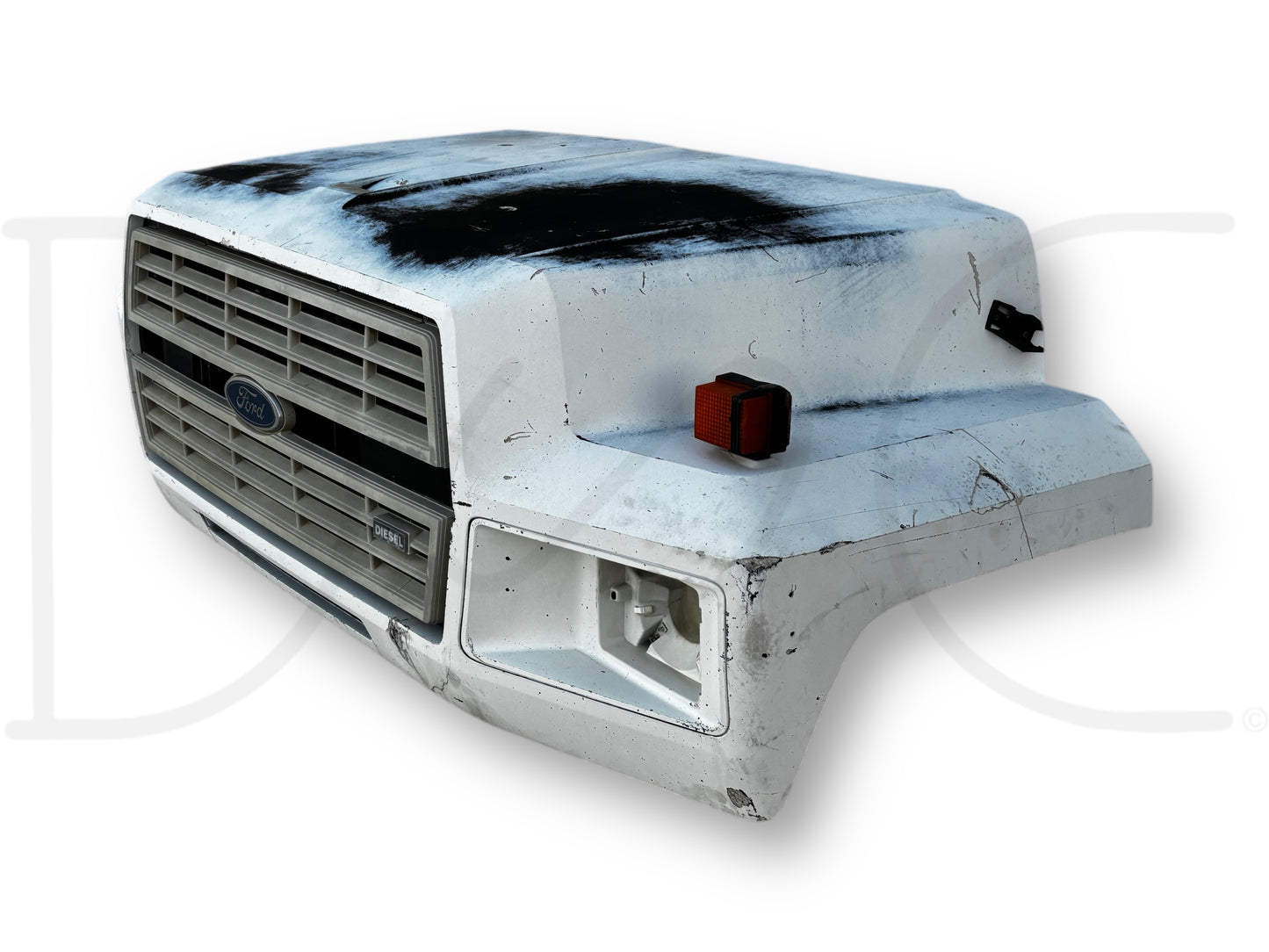 80-94 Ford F600 F700 Hood White