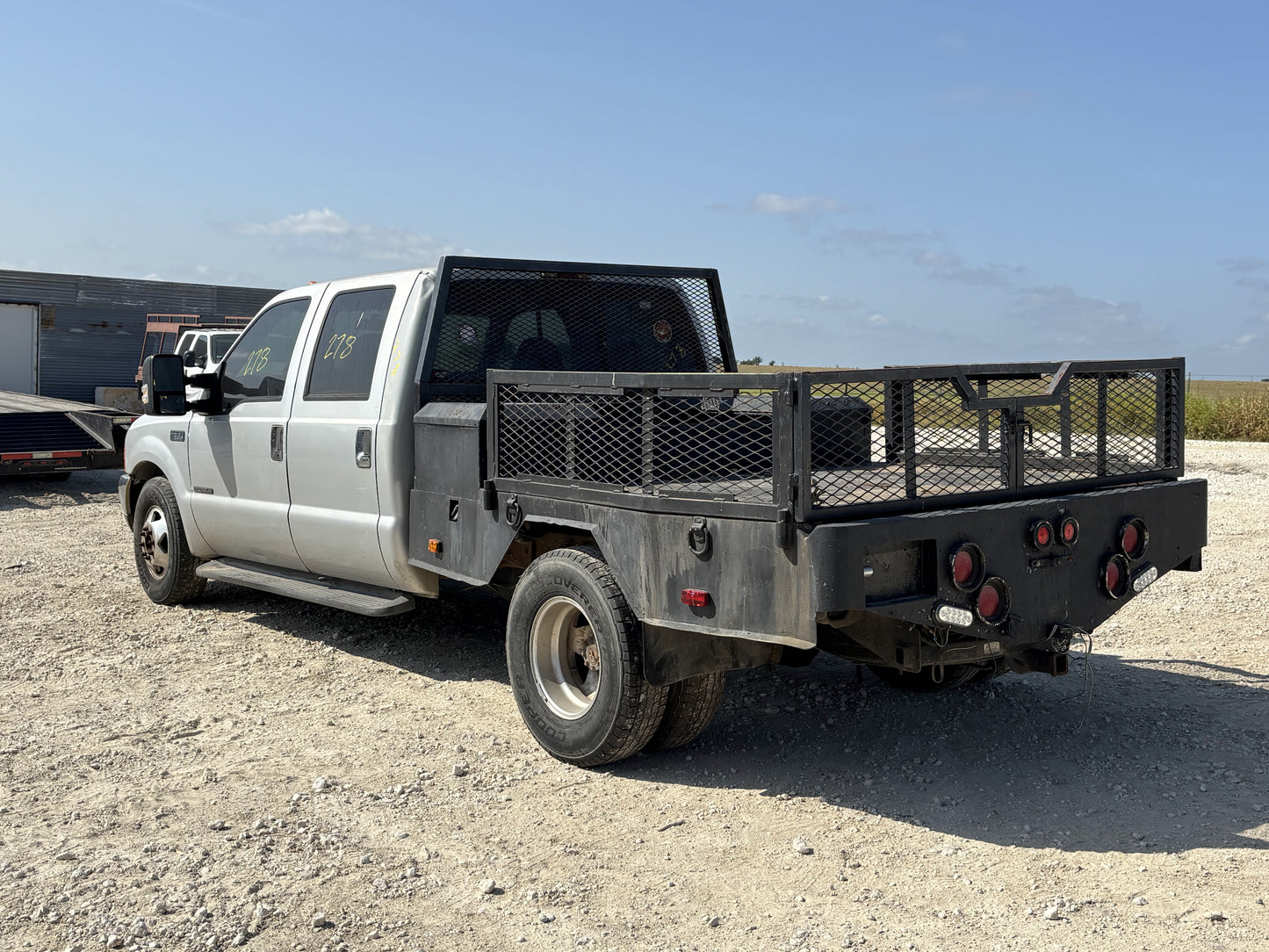 99-16 Ford F350 Dually 8' Skirted Flat Bed Welding Bed W/ Stake Sides 55" Ca