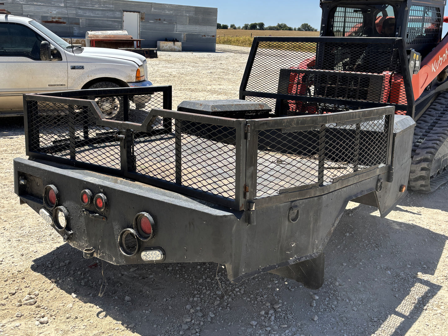 99-16 Ford F350 Dually 8' Skirted Flat Bed Welding Bed W/ Stake Sides 55" Ca