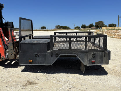 99-16 Ford F350 Dually 8' Skirted Flat Bed Welding Bed W/ Stake Sides 55" Ca