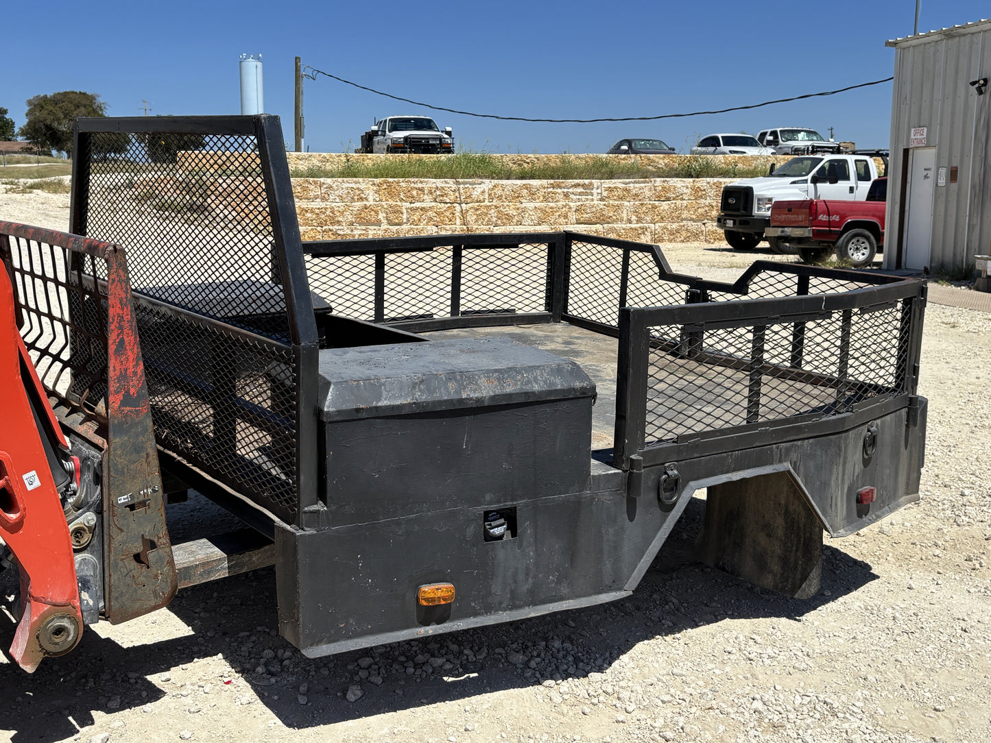 99-16 Ford F350 Dually 8' Skirted Flat Bed Welding Bed W/ Stake Sides 55" Ca