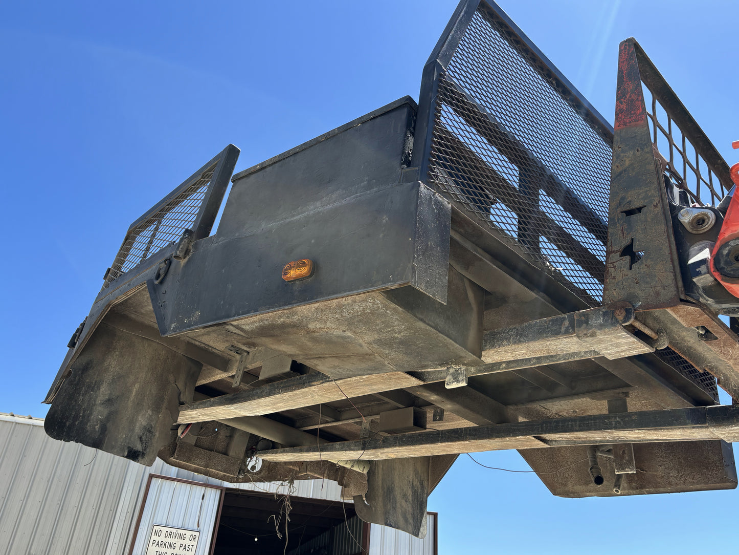 99-16 Ford F350 Dually 8' Skirted Flat Bed Welding Bed W/ Stake Sides 55" Ca