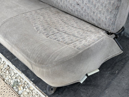 99-04 Ford F250 F350 Crew Cab Rear Bench Seat Gray Cloth