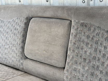 99-04 Ford F250 F350 Crew Cab Rear Bench Seat Gray Cloth