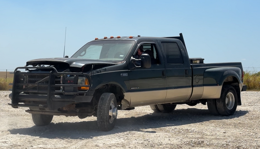 99-07 Ford F250 F350 Rear RH Right Passenger Crew Cab Door Py Green B5 Tan Pwr