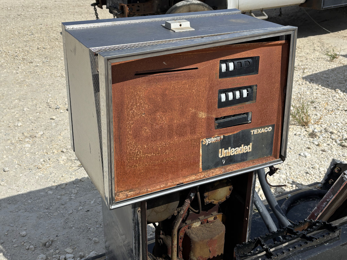 Texaco System 3 Gas Pump Vintage Gasoline Fuel Station