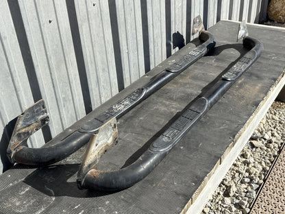 99-16 Ford F250 F350 Extended Cab Running Board Set Black Tube Boards Steps