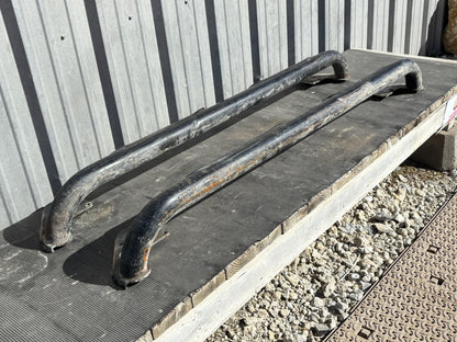99-16 Ford F250 F350 Extended Cab Running Board Set Black Tube Boards Steps