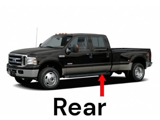 99-07 Ford F250 F350 LH Left Driver Rear Rocker Sill Trim Panel Tan OE