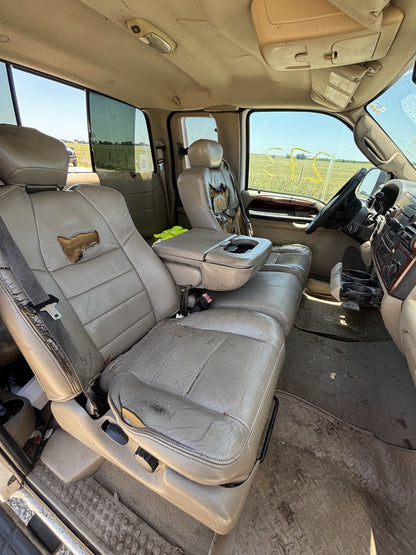 05-07 Ford F250 F350 Lariat Header Panel White