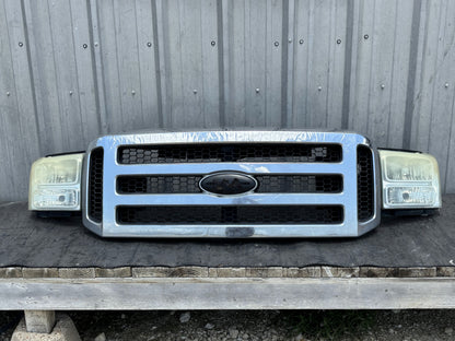 05-07 Ford F250 F350 Lariat Header Panel White