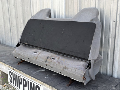 92-96 Ford F150 F250 97 F350 Manual Bench Seat W/ Armrest Opal Gray Cloth