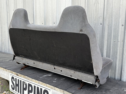 92-96 Ford F150 F250 97 F350 Manual Bench Seat W/ Armrest Opal Gray Cloth