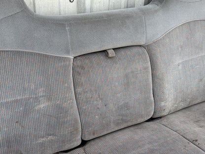 92-96 Ford F150 F250 97 F350 Manual Bench Seat W/ Armrest Opal Gray Cloth