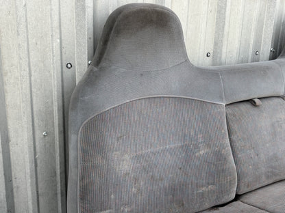 92-96 Ford F150 F250 97 F350 Manual Bench Seat W/ Armrest Opal Gray Cloth