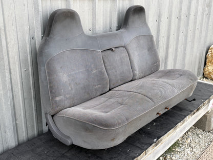 92-96 Ford F150 F250 97 F350 Manual Bench Seat W/ Armrest Opal Gray Cloth