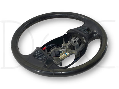 05-07 Ford F250 F350 Steering Wheel W/ Cruise Stereo Temp Fan Leather OEM