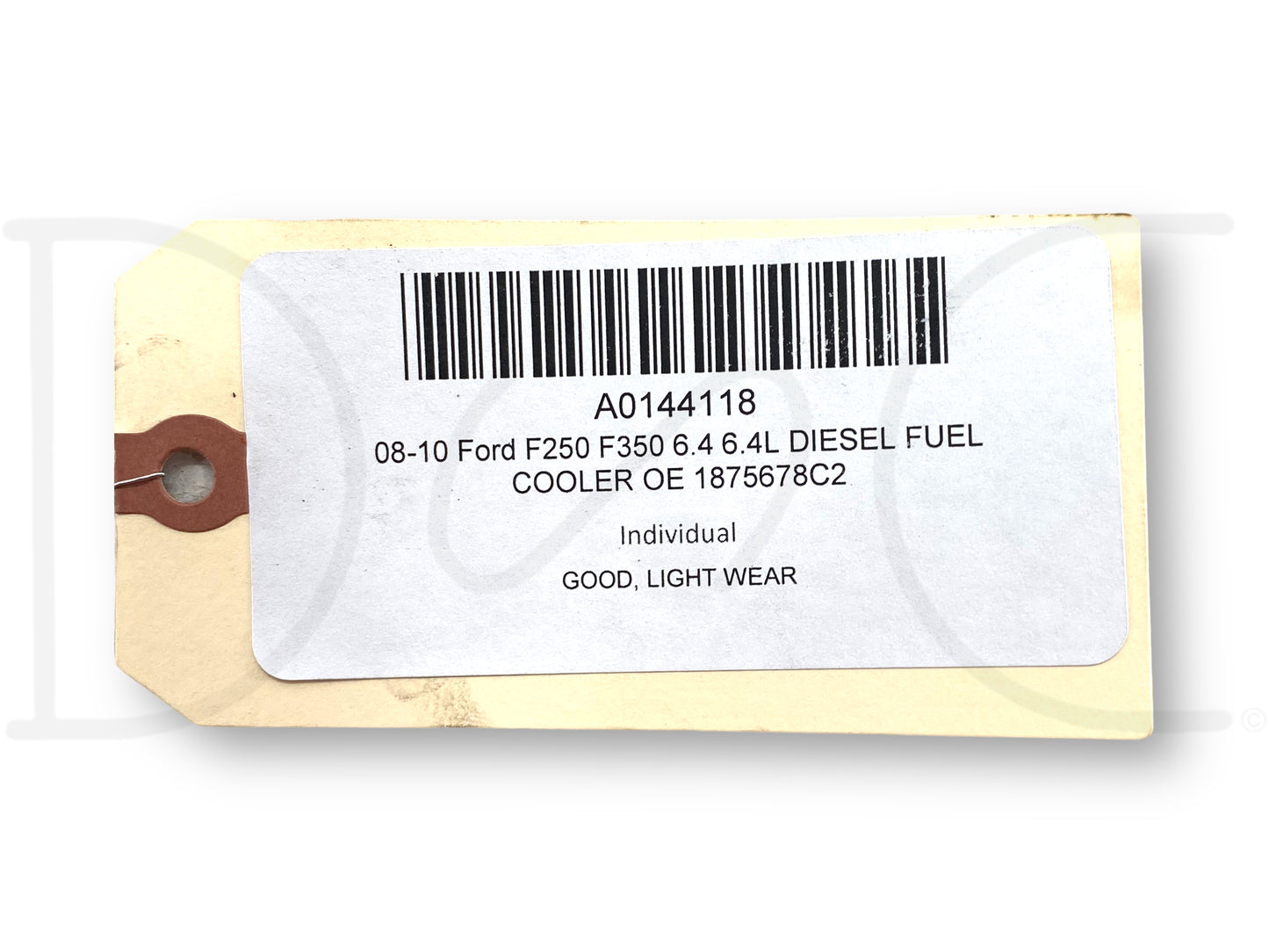 08-10 Ford F250 F350 6.4 6.4L Diesel Fuel Cooler OE 1875678C2