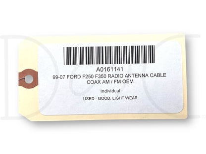 99-07 Ford F250 F350 Radio Antenna Cable Coax AM / FM OEM