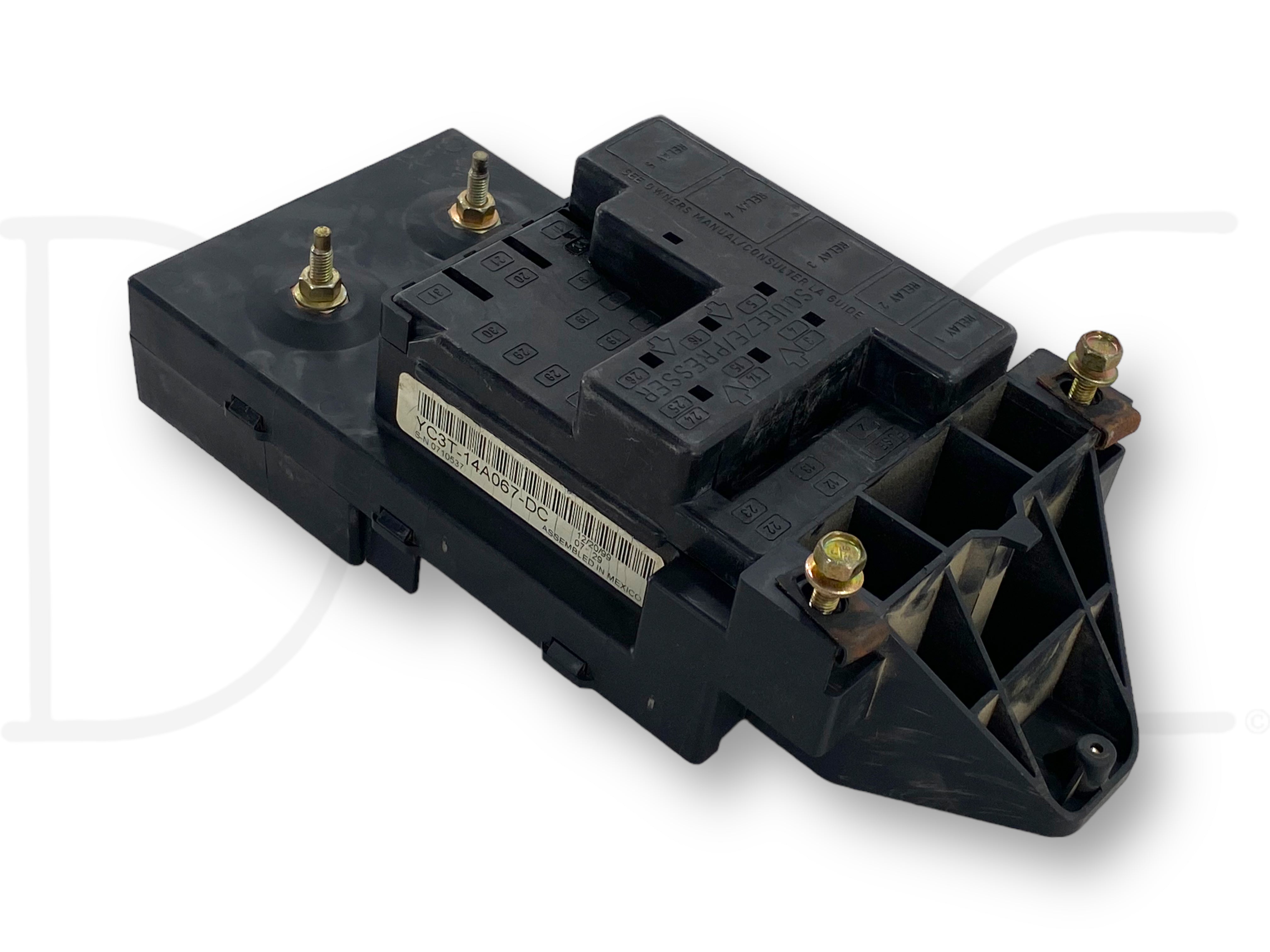 00-01 Ford F250 F350 INTERIOR DASH FUSE PANEL RELAY JUNCTION BOX YC3T ...