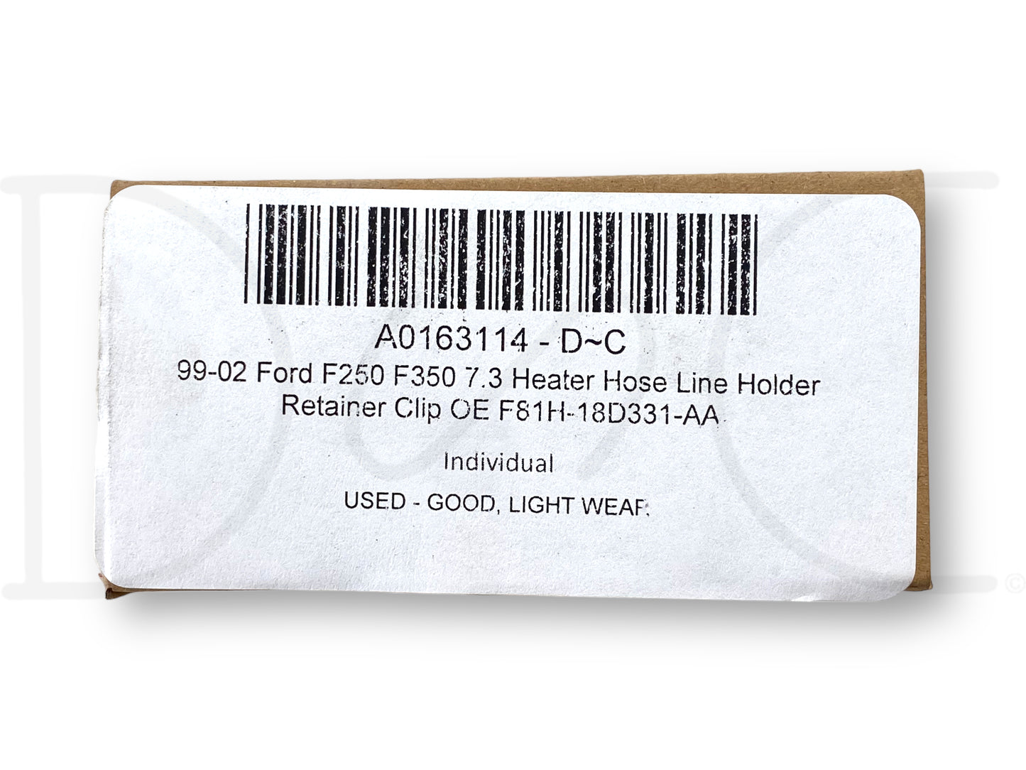 99-02 Ford F250 F350 7.3 Heater Hose Line Holder Retainer Clip OE F81H-18D331-Aa