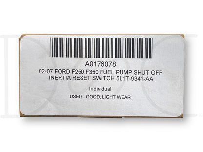 02-07 Ford F250 F350 Fuel Pump Shut Off Inertia Reset Switch 5L1T-9341-Aa