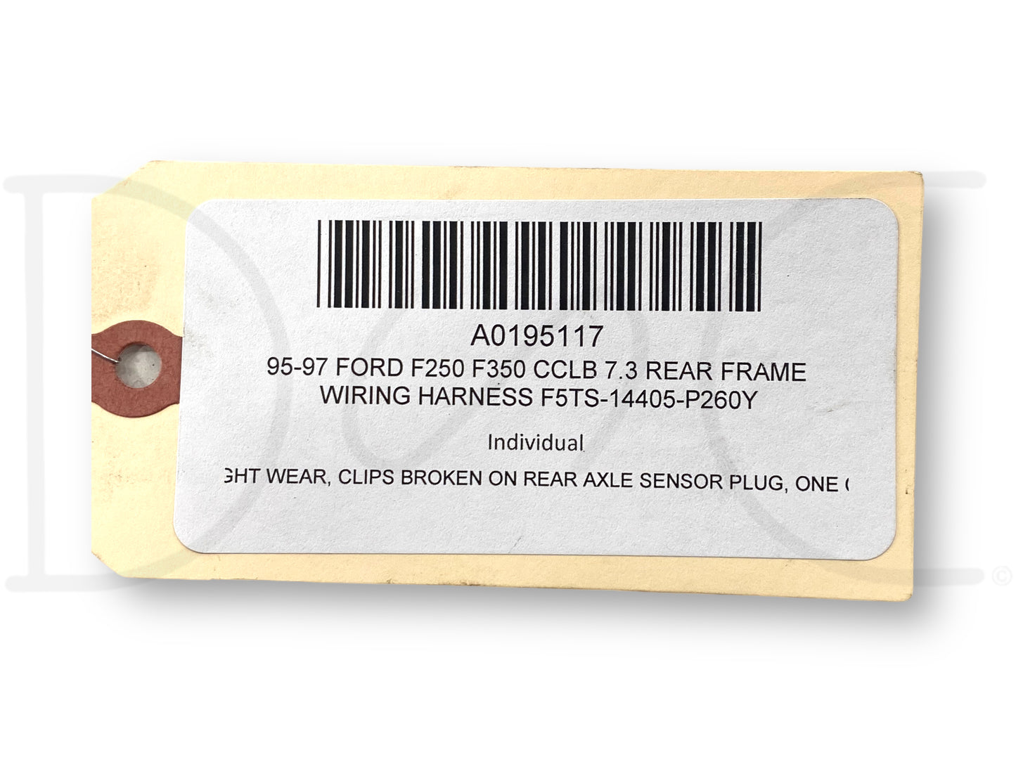 95-97 Ford F250 F350 CCLB 7.3 Rear Frame Wiring Harness F5Ts-14405-P260Y