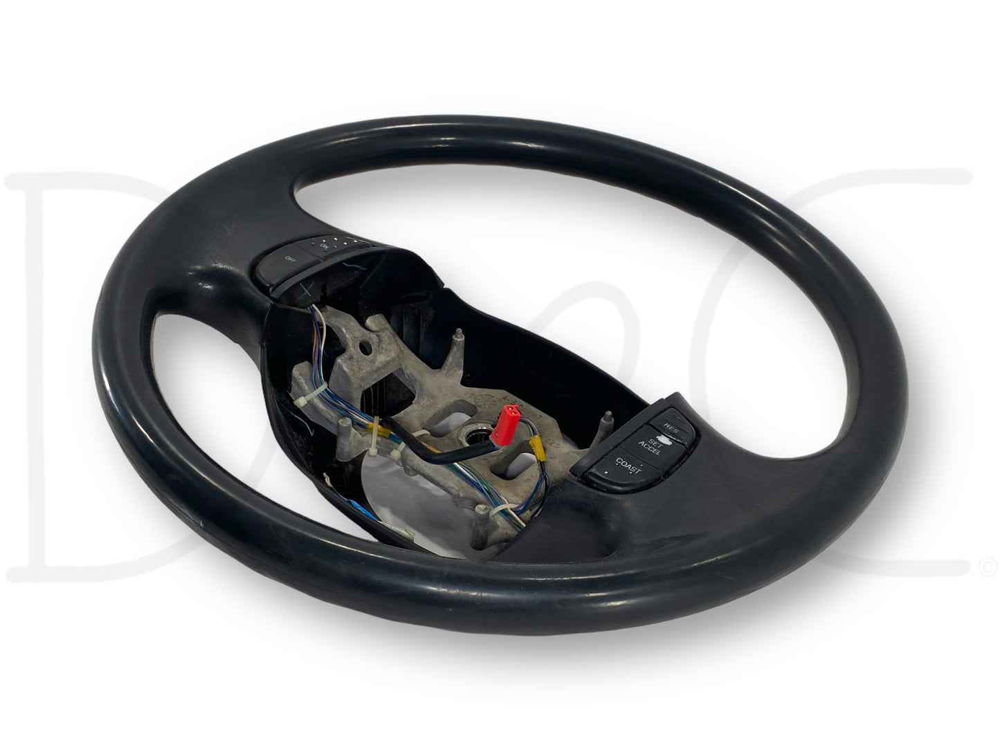 99-02 Ford F250 F350 Steering Wheel W/ Cruise Buttons OE Black F81A-3600-Faw