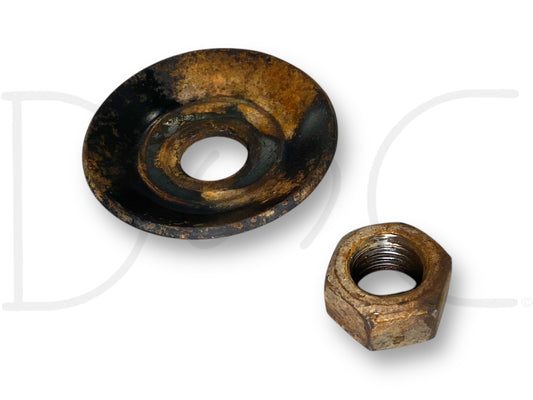 99-07 Ford F250 F350 Front Lower Coil Spring Retainer Washer W/ Nut 2WD