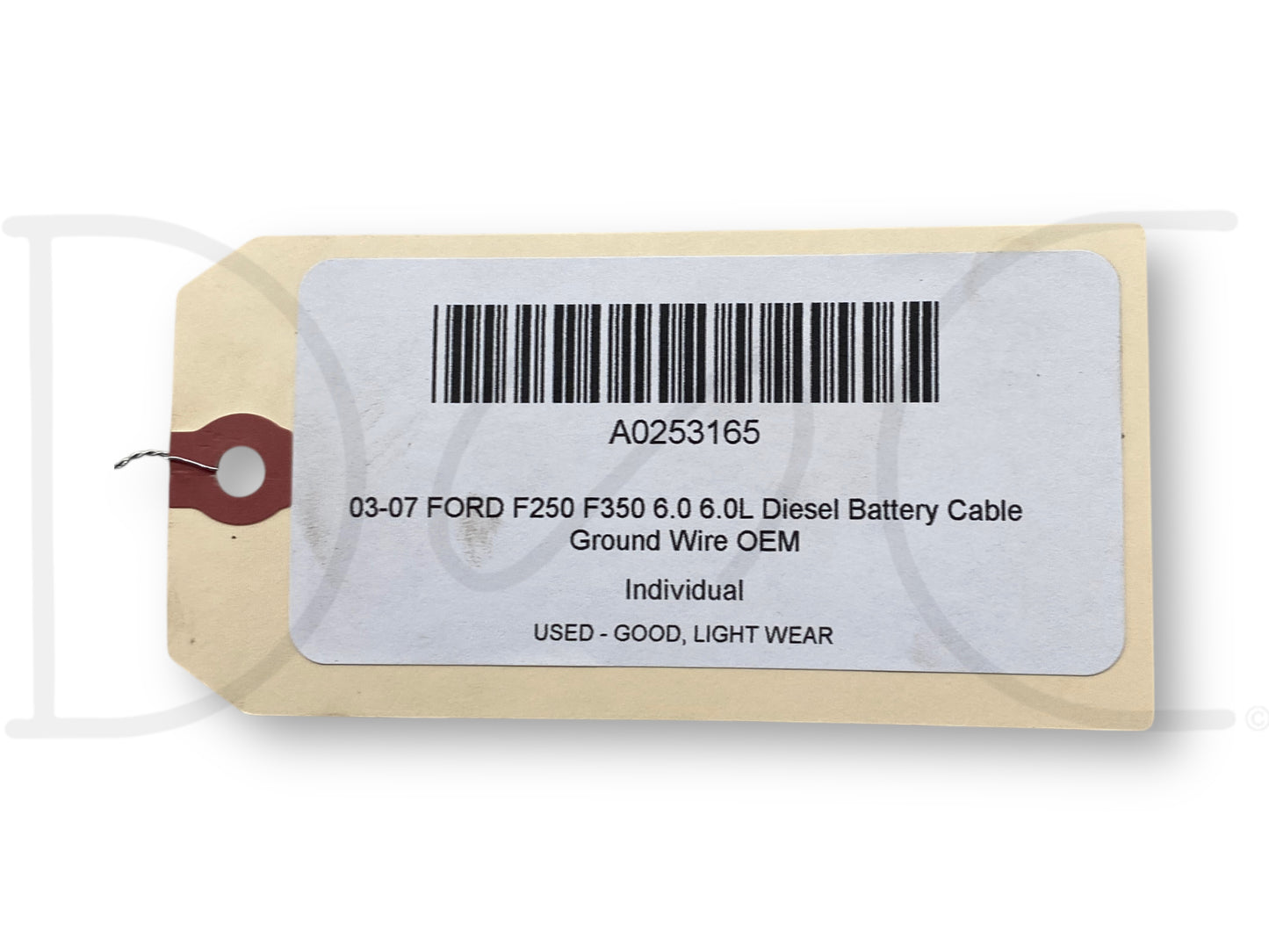 03-07 Ford F250 F350 6.0 6.0L Diesel Battery Cable Ground Wire OEM