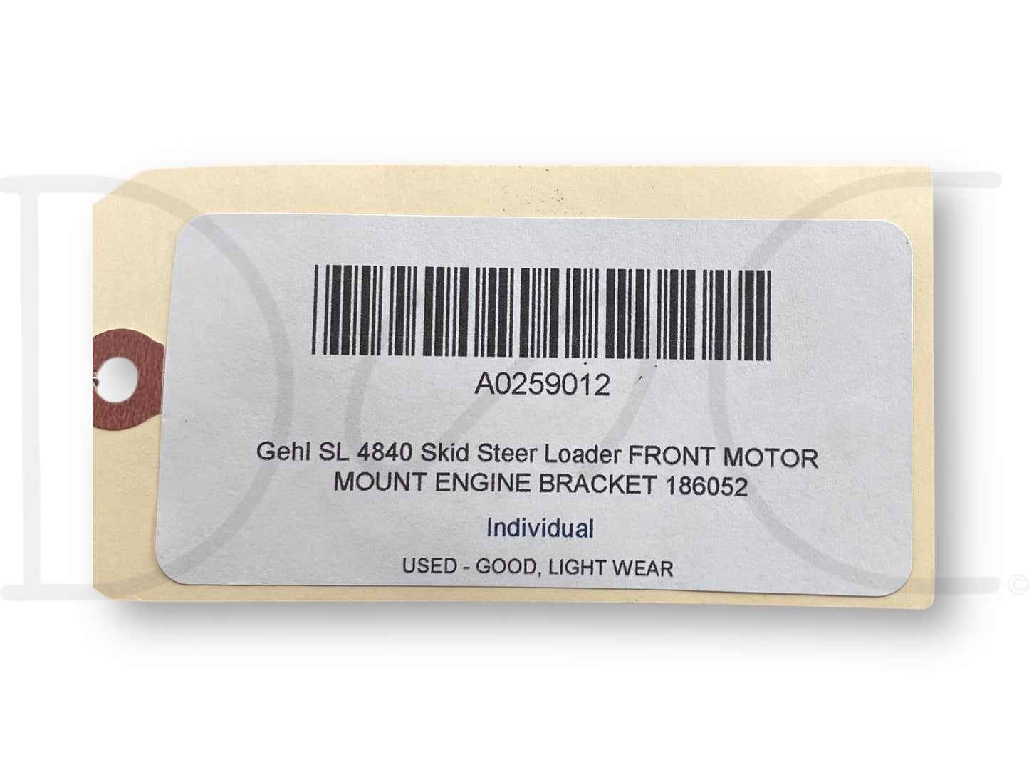 Gehl Sl 4840 Skid Steer Loader Front Motor Mount Engine Bracket 186052