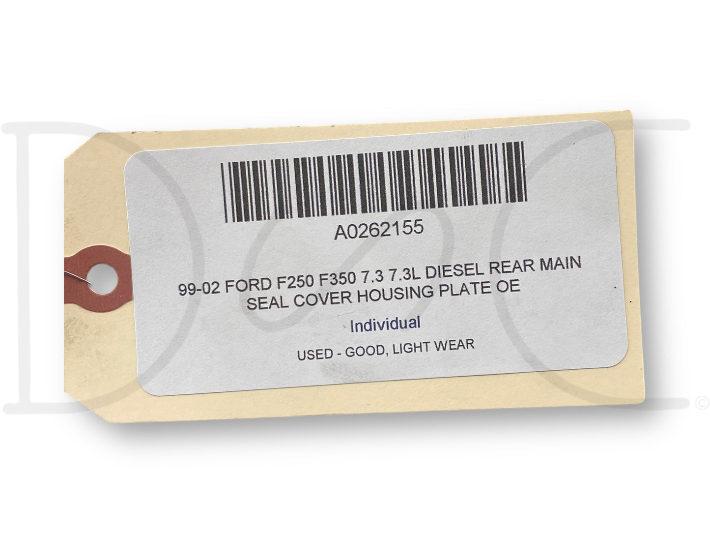 99-02 Ford F250 F350 7.3 7.3L Diesel Rear Main Seal Cover Housing Plate OE