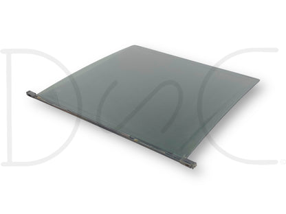 08-16 Ford F250 F350 Power Center Middle Sliding Rear Window Back Glass Pane OEM, used condition with light wear and scratches, compatible with 2008-2016 Ford F-250, F-350, F-450, F-550 Super Duty trucks, OEM quality glass panel for truck rear sliding window.