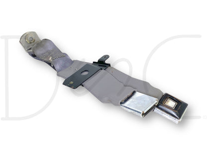 92-97 Ford F250 F350 Front Right & Center Seat Belt Seatbelt Latch Buckle Gray