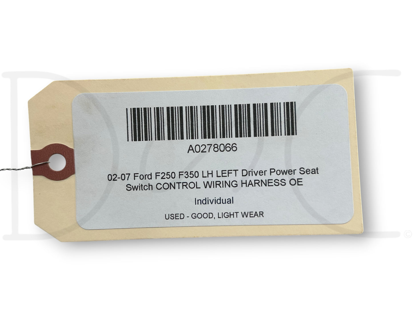 02-07 Ford F250 F350 LH Left Driver Power Seat Switch Control Wiring Harness OE