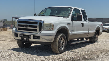 05-07 Ford F250 F350 Lariat Header Panel White