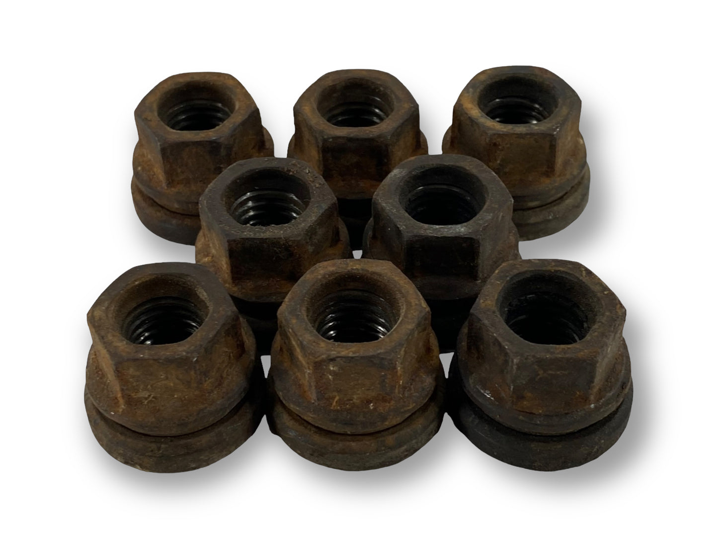 99-02 Ford F250 F350 Lug Nut Set Of 8 Coarse Thread Lug Nuts 21mm OE