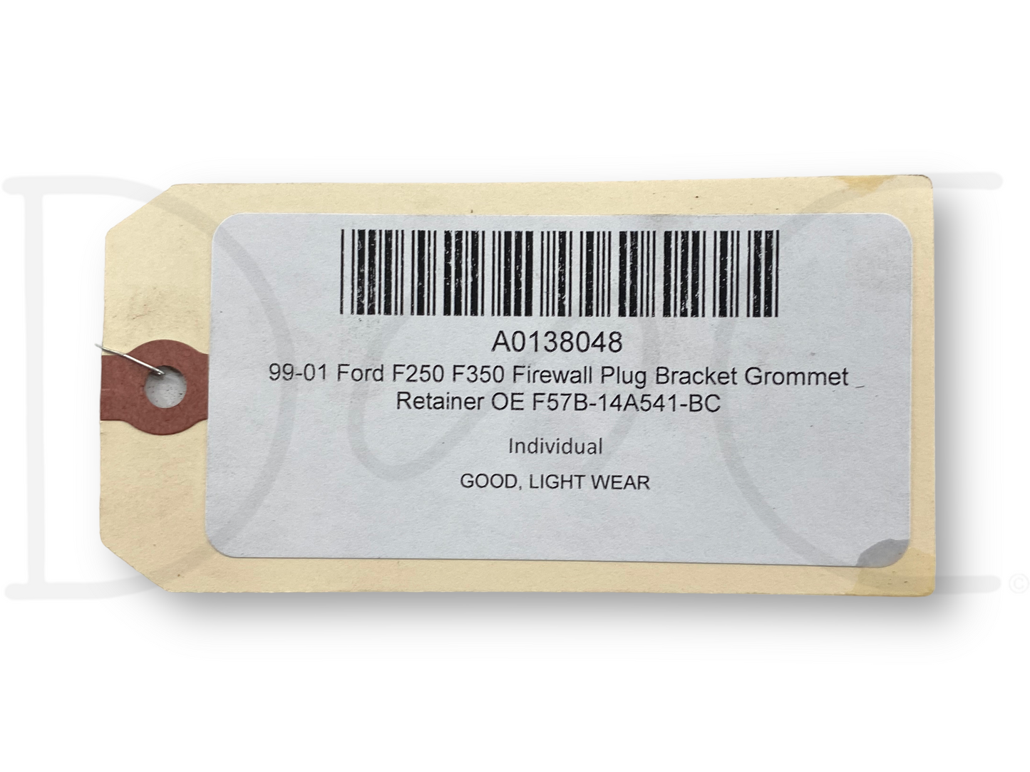 99-01 Ford F250 F350 Firewall Plug Bracket Grommet Retainer OE F57B-14A541-BC