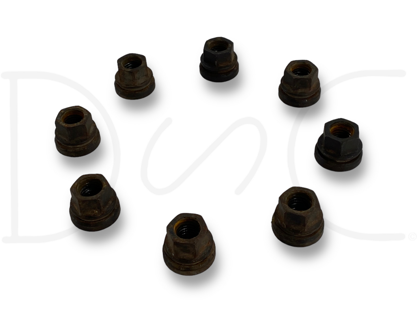 99-02 Ford F250 F350 Lug Nuts Set Of 8 Coarse Thread OEM Lug Nut Set