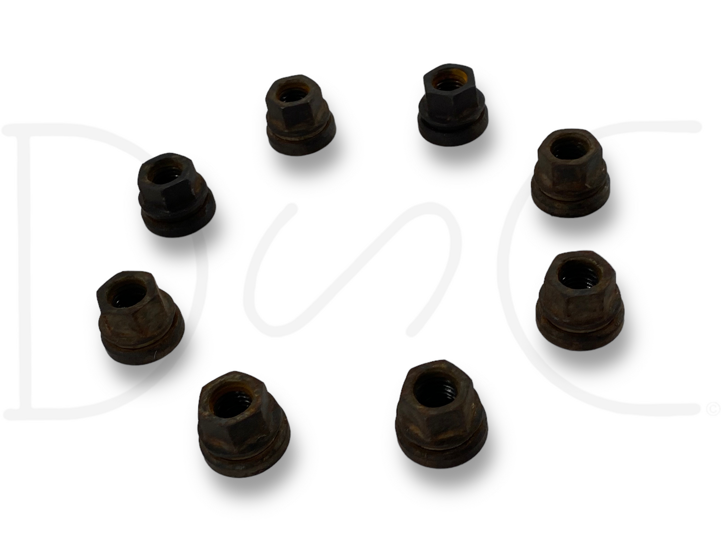 99-02 Ford F250 F350 Lug Nuts Set Of 8 Coarse Thread OEM Lug Nut Set