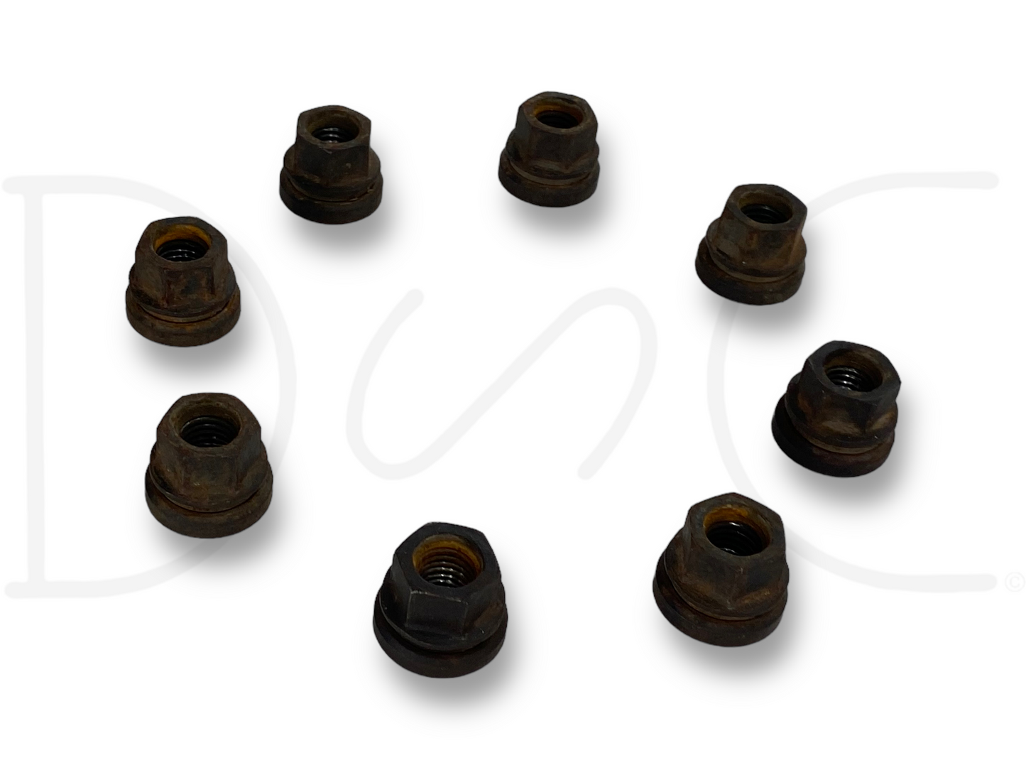 99-02 Ford F250 F350 Lug Nuts Set Of 8 Coarse Thread OEM Lug Nut Set