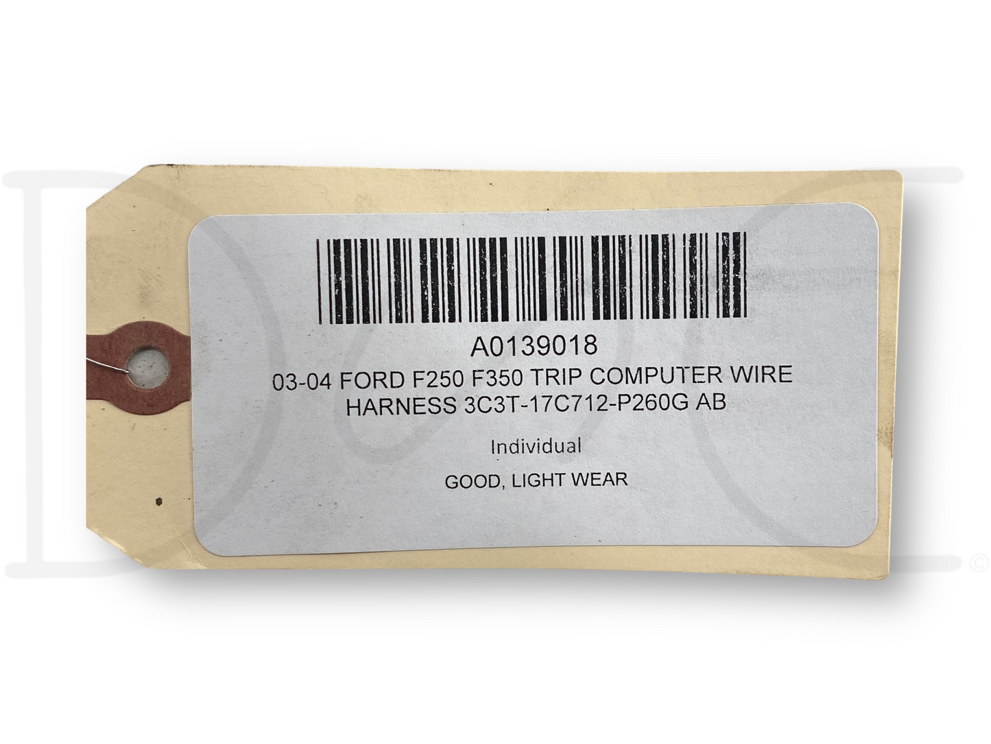 03-04 Ford F250 F350 Trip Computer Wire Harness 3C3T-17C712-P260G Ab