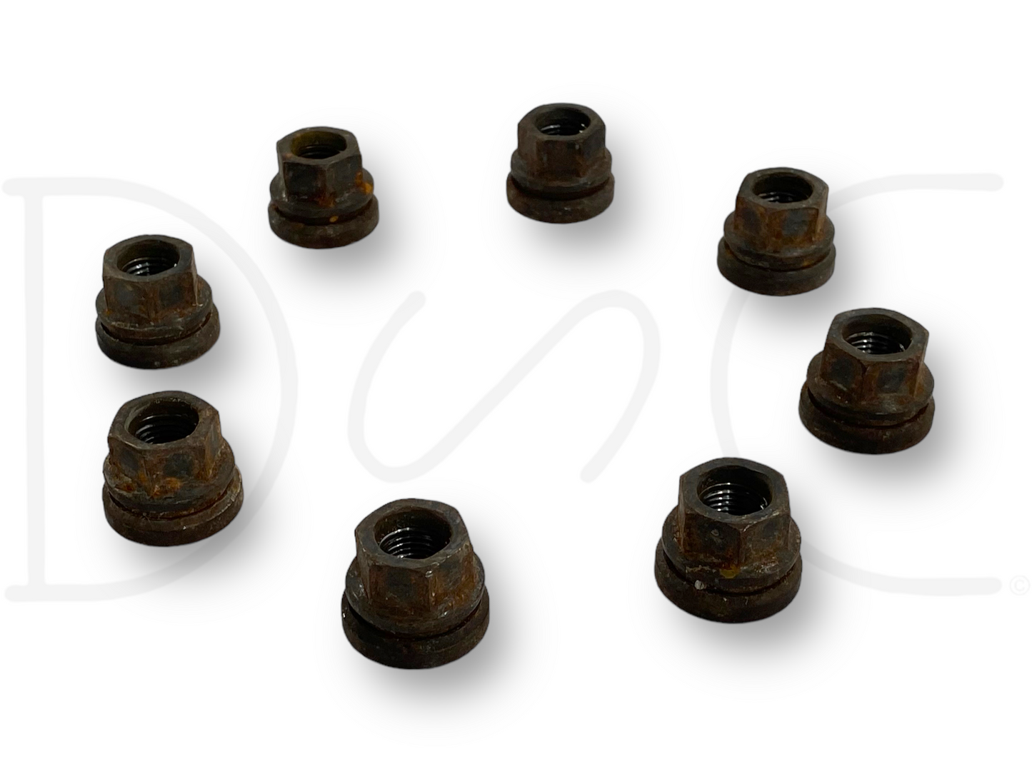 99-02 Ford F250 F350 Lug Nuts Set Of 8 Coarse Thread OEM Lug Nut Set