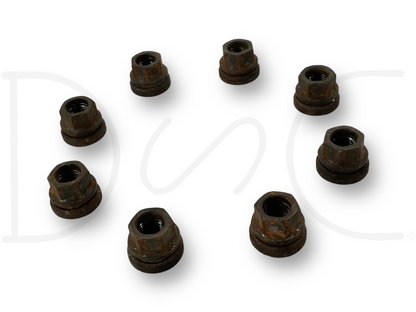 99-02 Ford F250 F350 Lug Nuts Set Of 8 Coarse Thread OEM Lug Nut Set