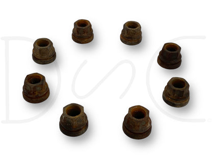 03-16 Ford F250 F350 Lug Nuts Set Of 8 Fine Thread OEM Lug Nut Set