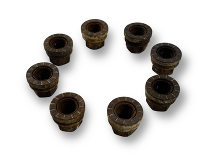 02-07 Ford F250 F350 Lug Nuts Set Of 8 Fine Thread OEM Lug Nut Set