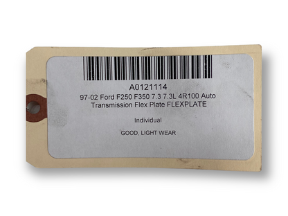 97-02 Ford F250 F350 7.3 7.3L 4R100 Auto Transmission Flex Plate Flexplate