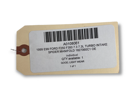 1999 E99 Ford F250 F350 7.3 7.3L Turbo Intake Spider Manifold 1827060C1 OE